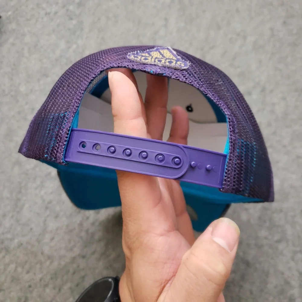 NEW Charlotte Hornets Hat Cap Snap Back Purple Blue Adidas NBA Basketball Men A4